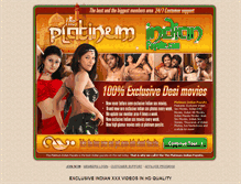 Tablet Screenshot of platinumindian.com